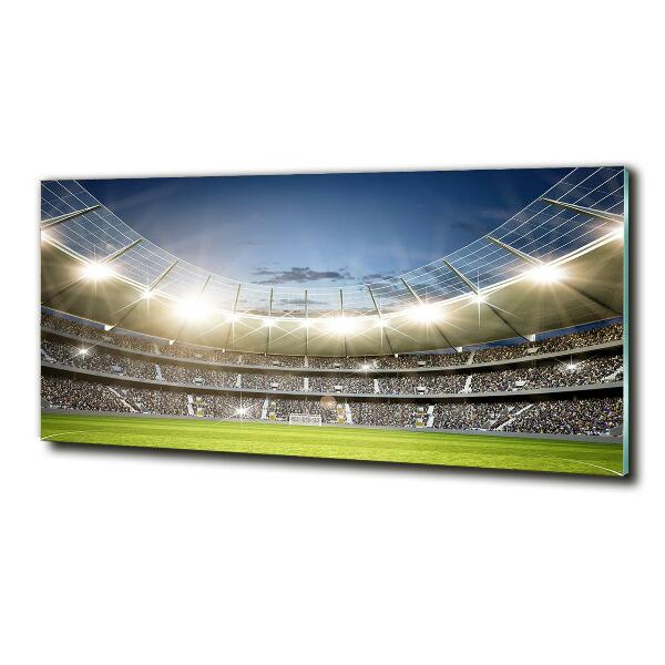 Glass wall art Stadium