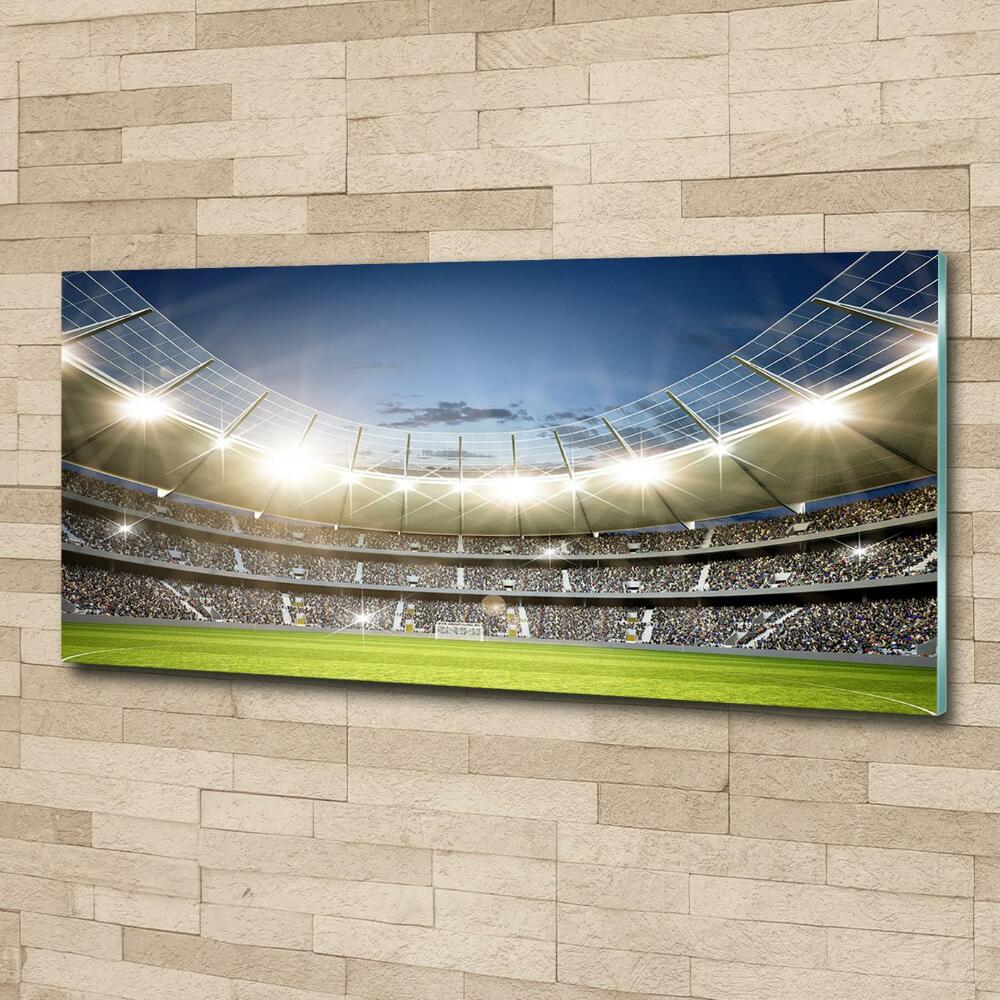 Glass wall art Stadium