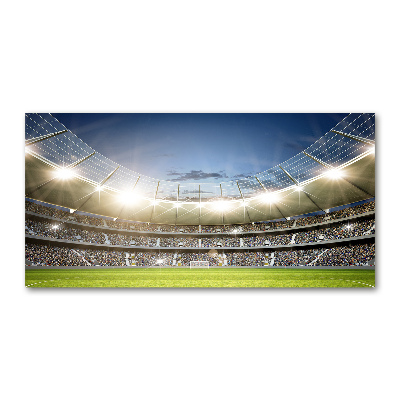 Glass wall art Stadium