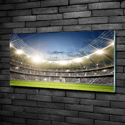 Glass wall art Stadium