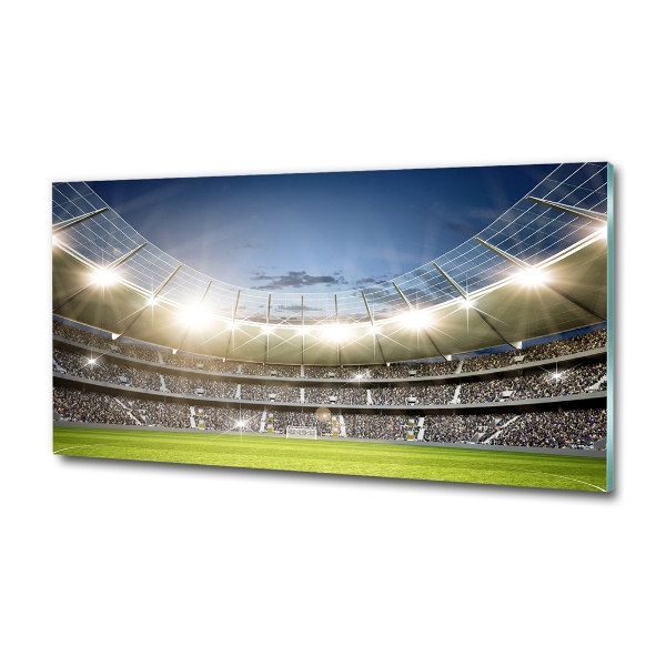 Glass wall art Stadium