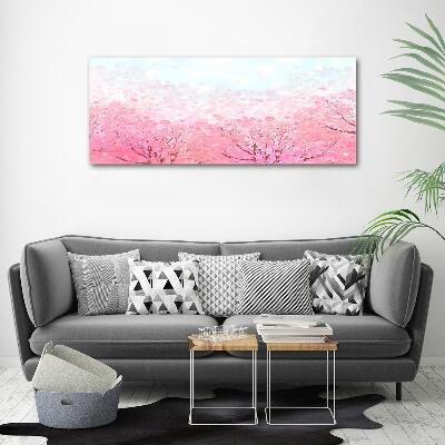 Photo printed on glass Cherry blossoms