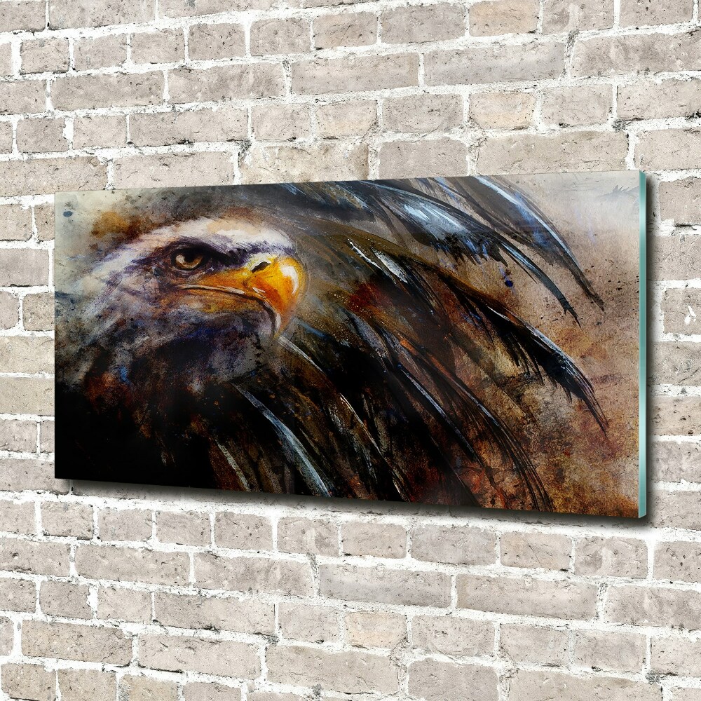 Glass picture print Eagle