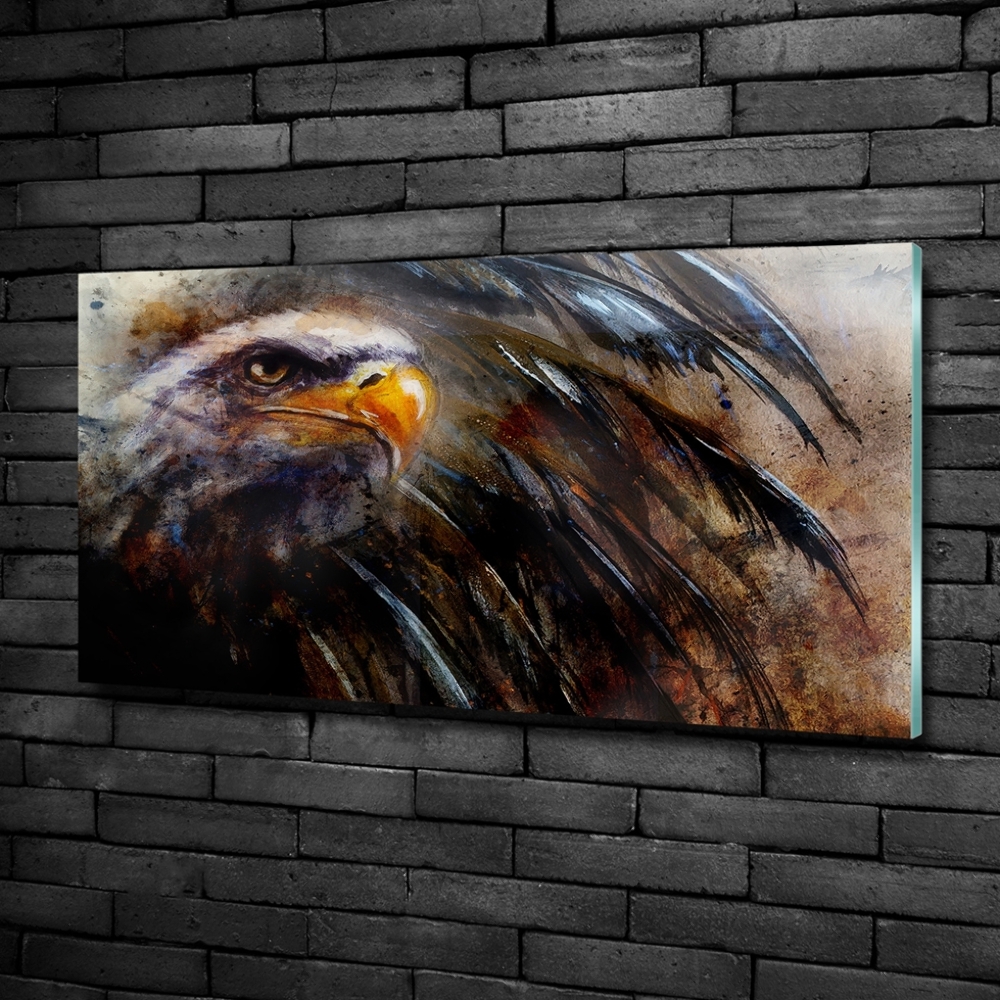 Glass picture print Eagle