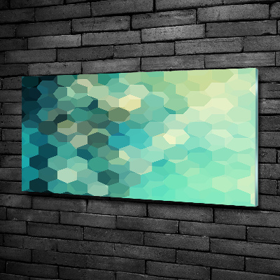 Glass wall art large Abstraction background