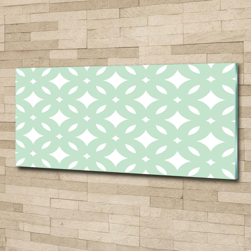 Glass wall art Geometric background