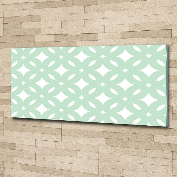 Glass wall art Geometric background