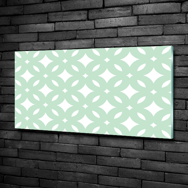 Glass wall art Geometric background