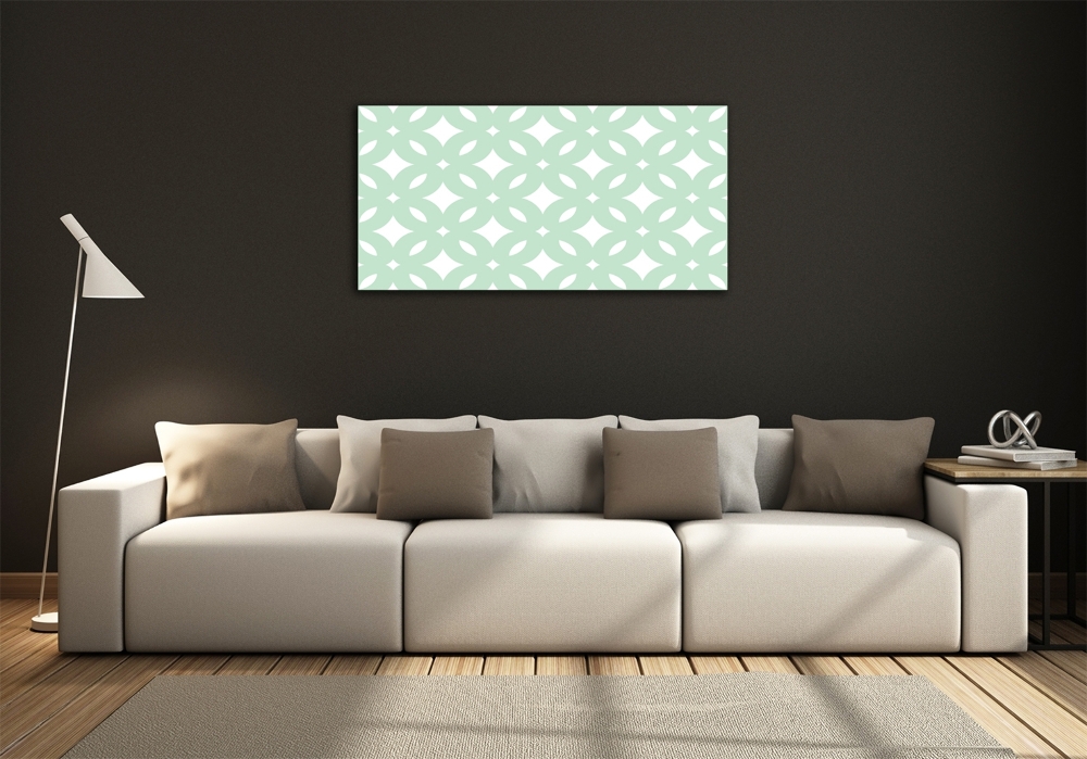 Glass wall art Geometric background