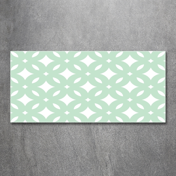 Glass wall art Geometric background