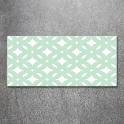 Glass wall art Geometric background