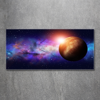 Glass art print Nebula