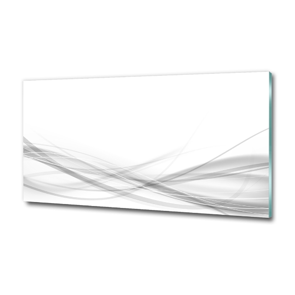 Glass picture print Wave abstraction