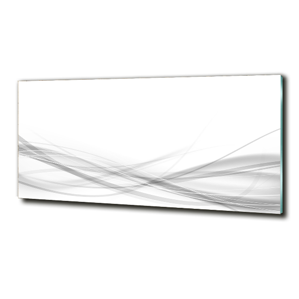 Glass picture print Wave abstraction