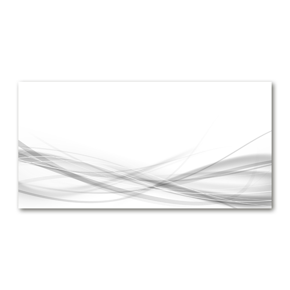 Glass picture print Wave abstraction