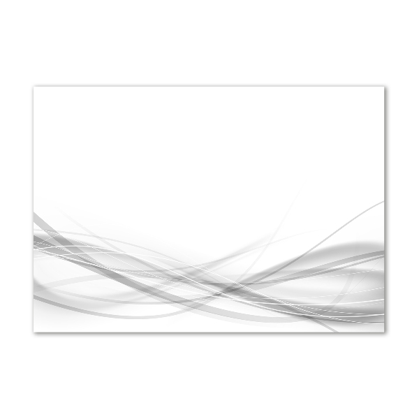 Glass picture print Wave abstraction