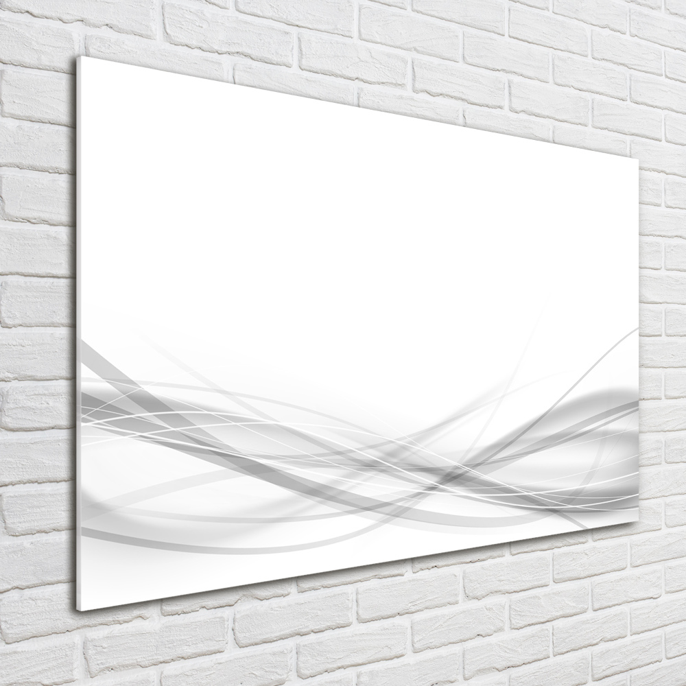 Glass picture print Wave abstraction