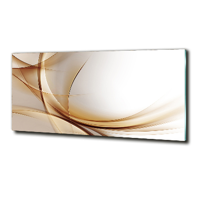 Glass picture print Wave abstraction