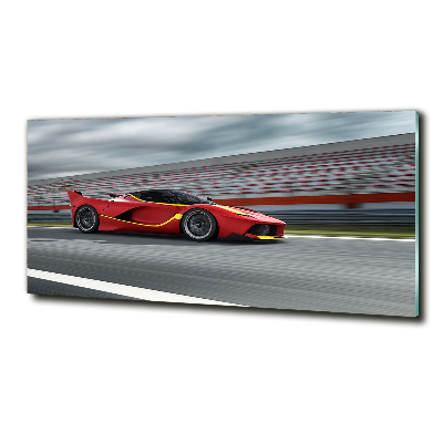 Wall art on glass Sports car