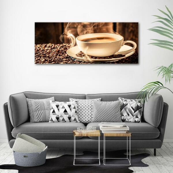 Photo printed on glass Aromatic coffee