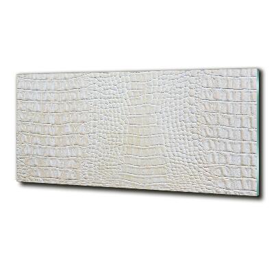 Glass picture print Crocodile skin