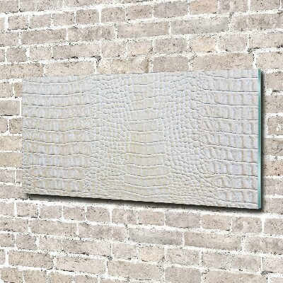 Glass picture print Crocodile skin