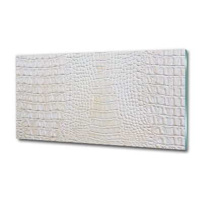 Glass picture print Crocodile skin