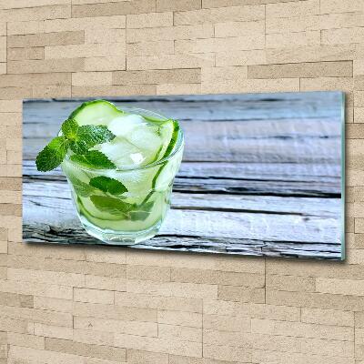 Photo printed on glass Cucumber water