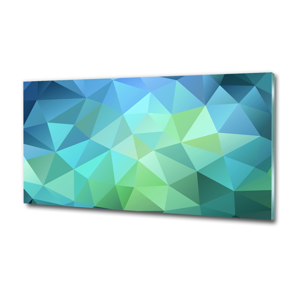 Wall art on glass Abstraction background