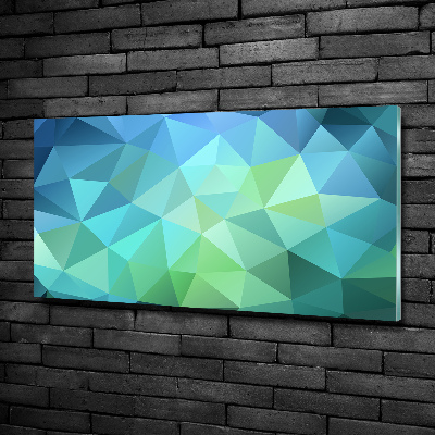 Wall art on glass Abstraction background