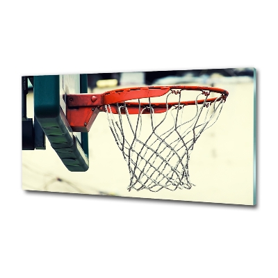 Wall art on glass Basketball