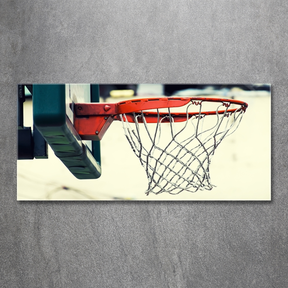 Wall art on glass Basketball