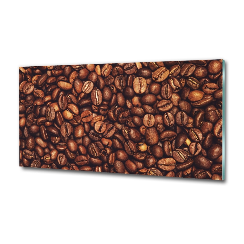 Photo printed on glass Coffee beans