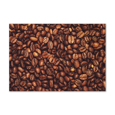 Photo printed on glass Coffee beans