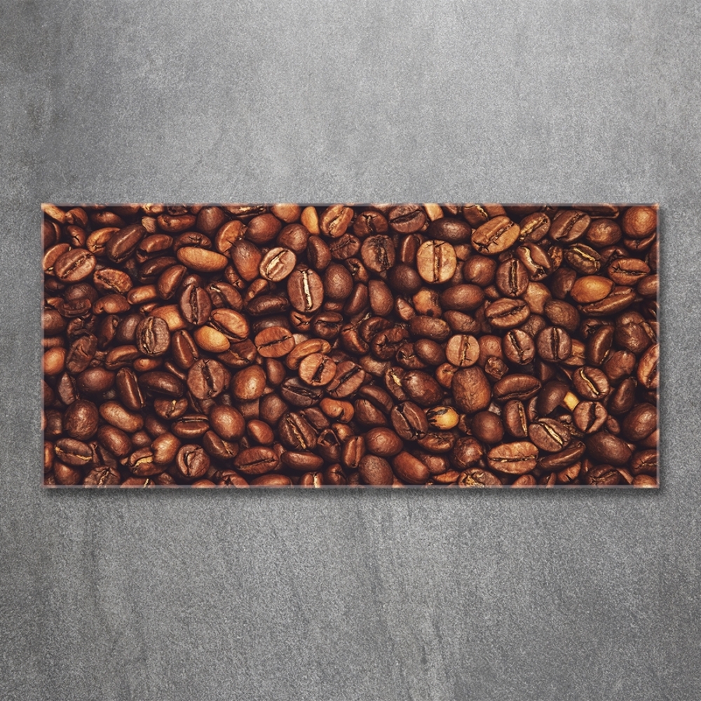 Photo printed on glass Coffee beans