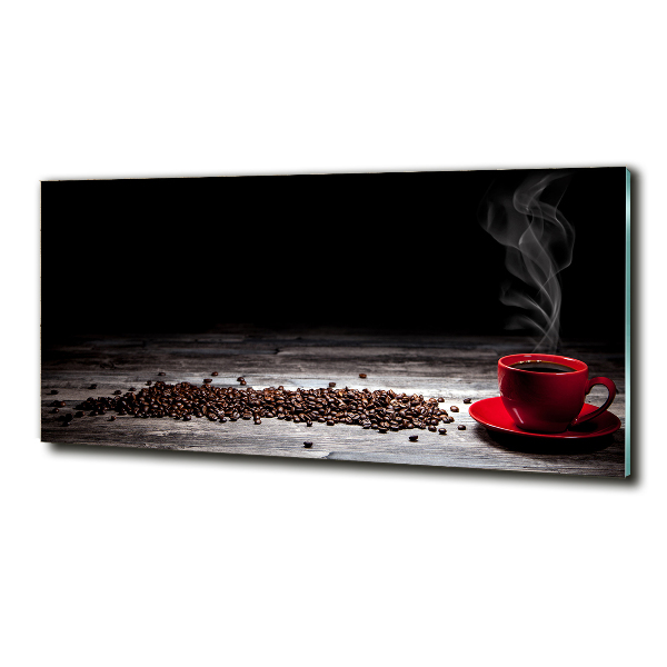 Photo printed on glass Aromatic coffee