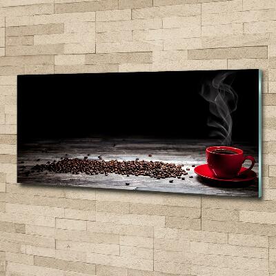 Photo printed on glass Aromatic coffee