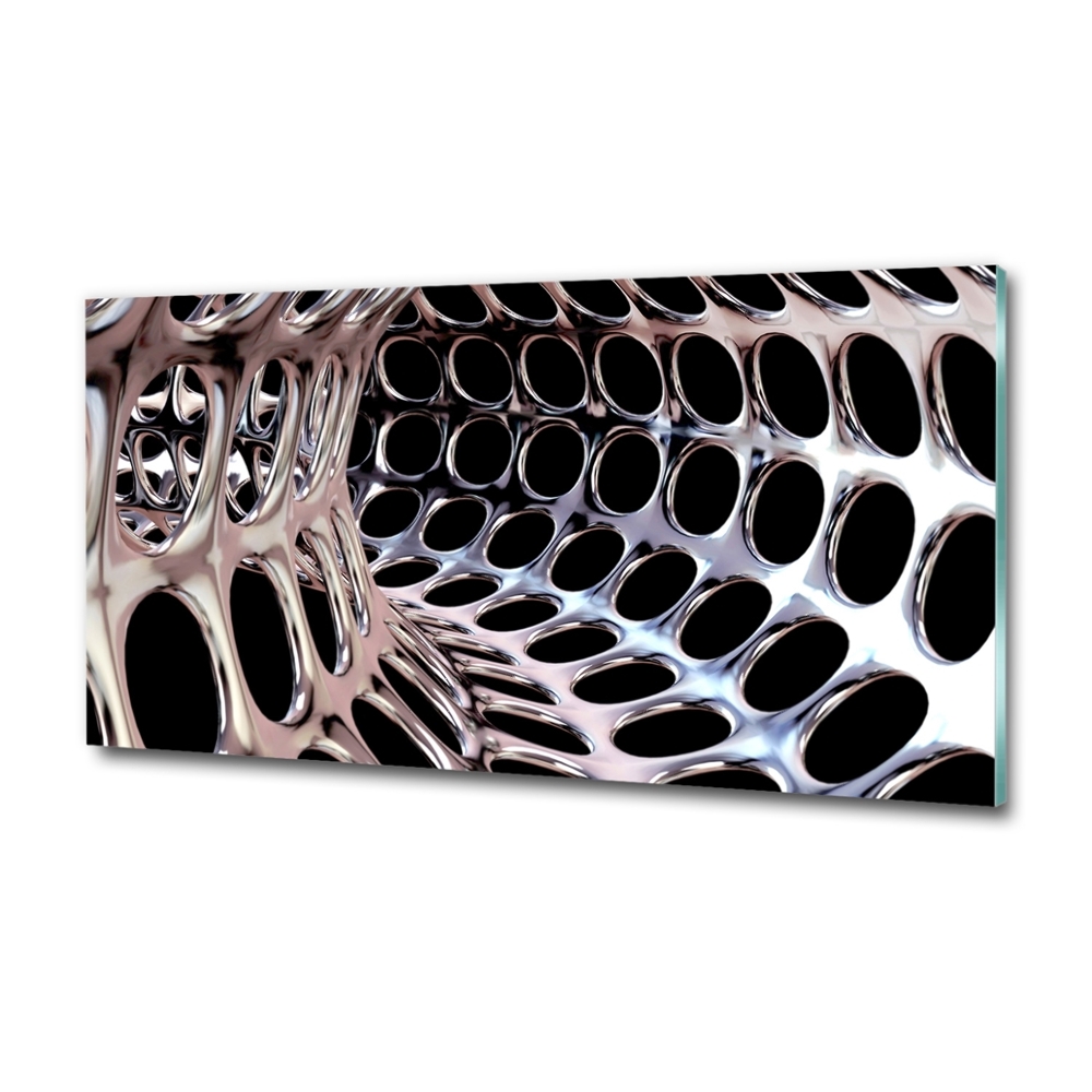 Glass wall art Metal tunnel