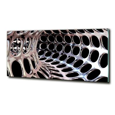 Glass wall art Metal tunnel