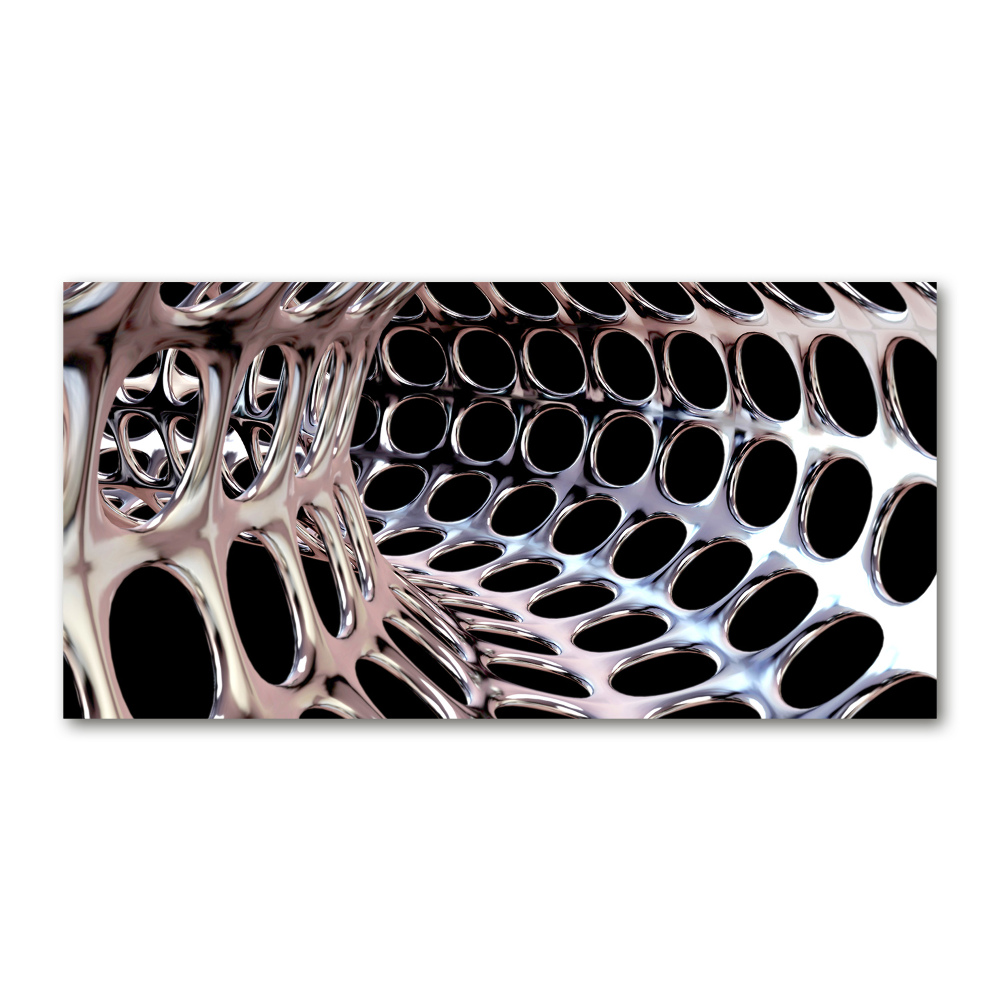 Glass wall art Metal tunnel