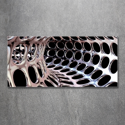 Glass wall art Metal tunnel