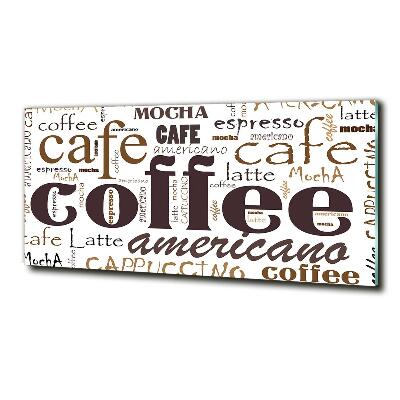 Glass picture wall art Coffee