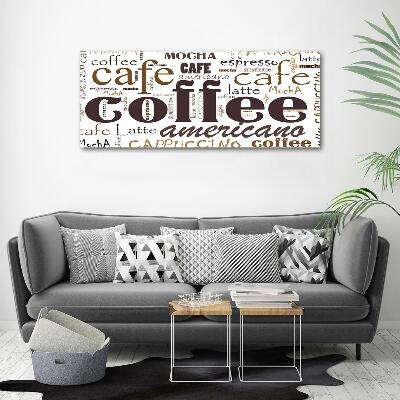 Glass picture wall art Coffee