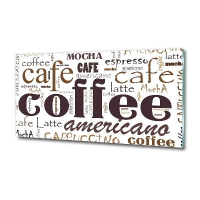 Glass picture wall art Coffee