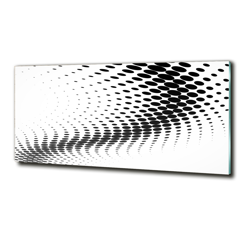 Glass art print Geometric background