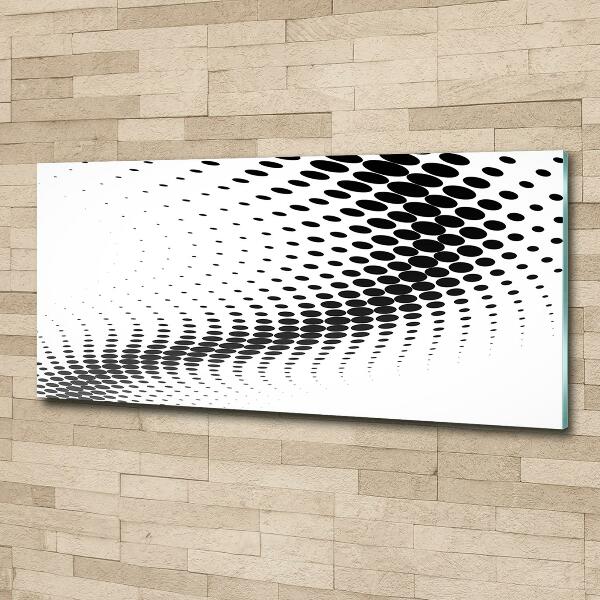 Glass art print Geometric background