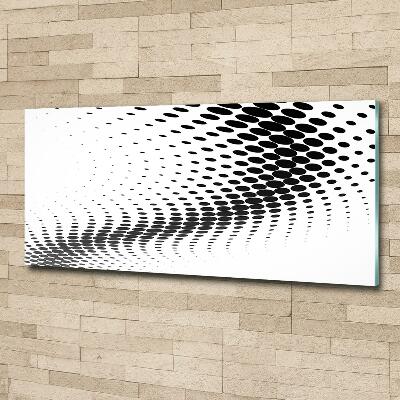 Glass art print Geometric background