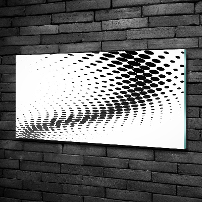 Glass art print Geometric background