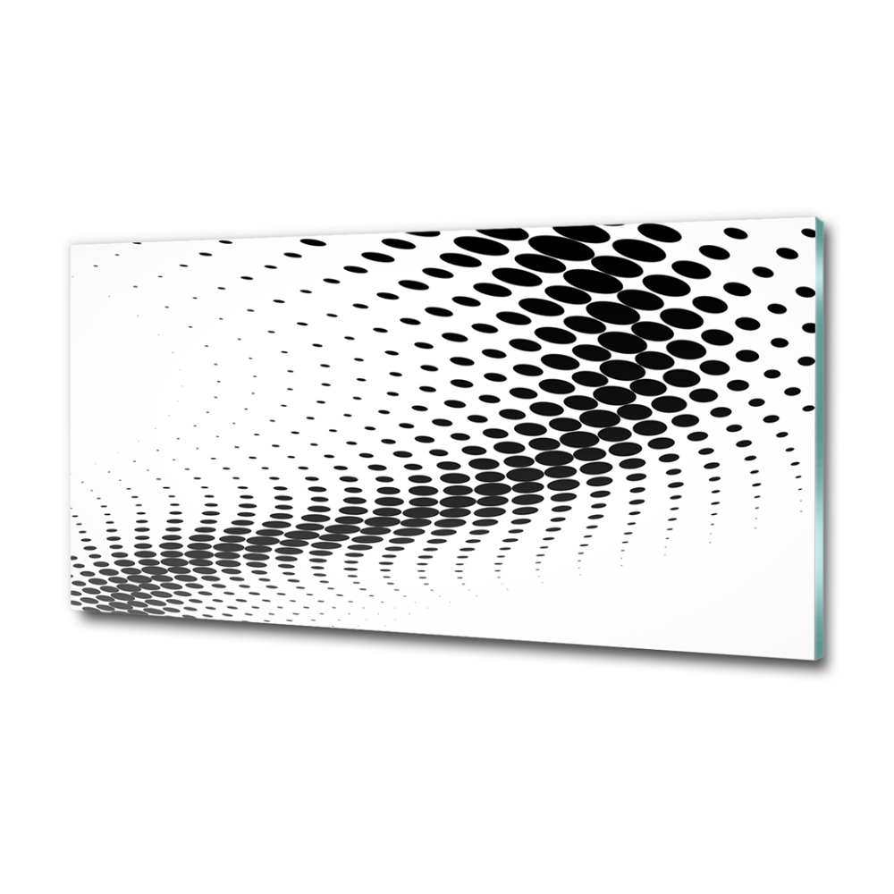 Glass art print Geometric background