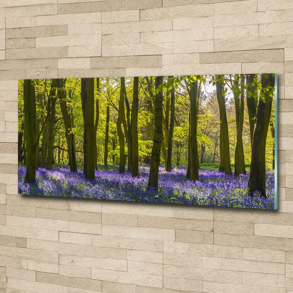 Wall art on glass Forest